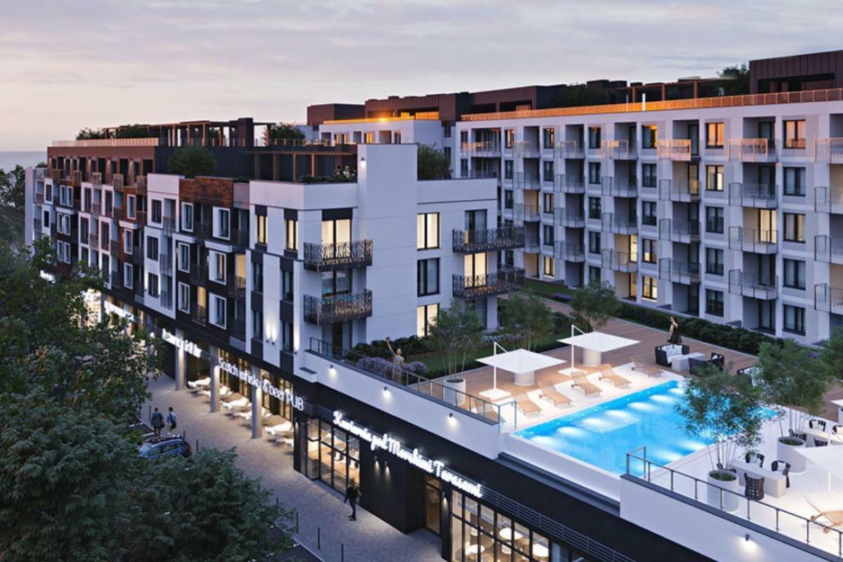 Apartament Z Wellness Nadmorskie Tarasy Kolberg Exterior foto